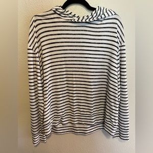 A New Day Stripe Hooded Sweater